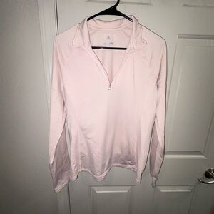 Adidas Pink Quarter-Zip Top